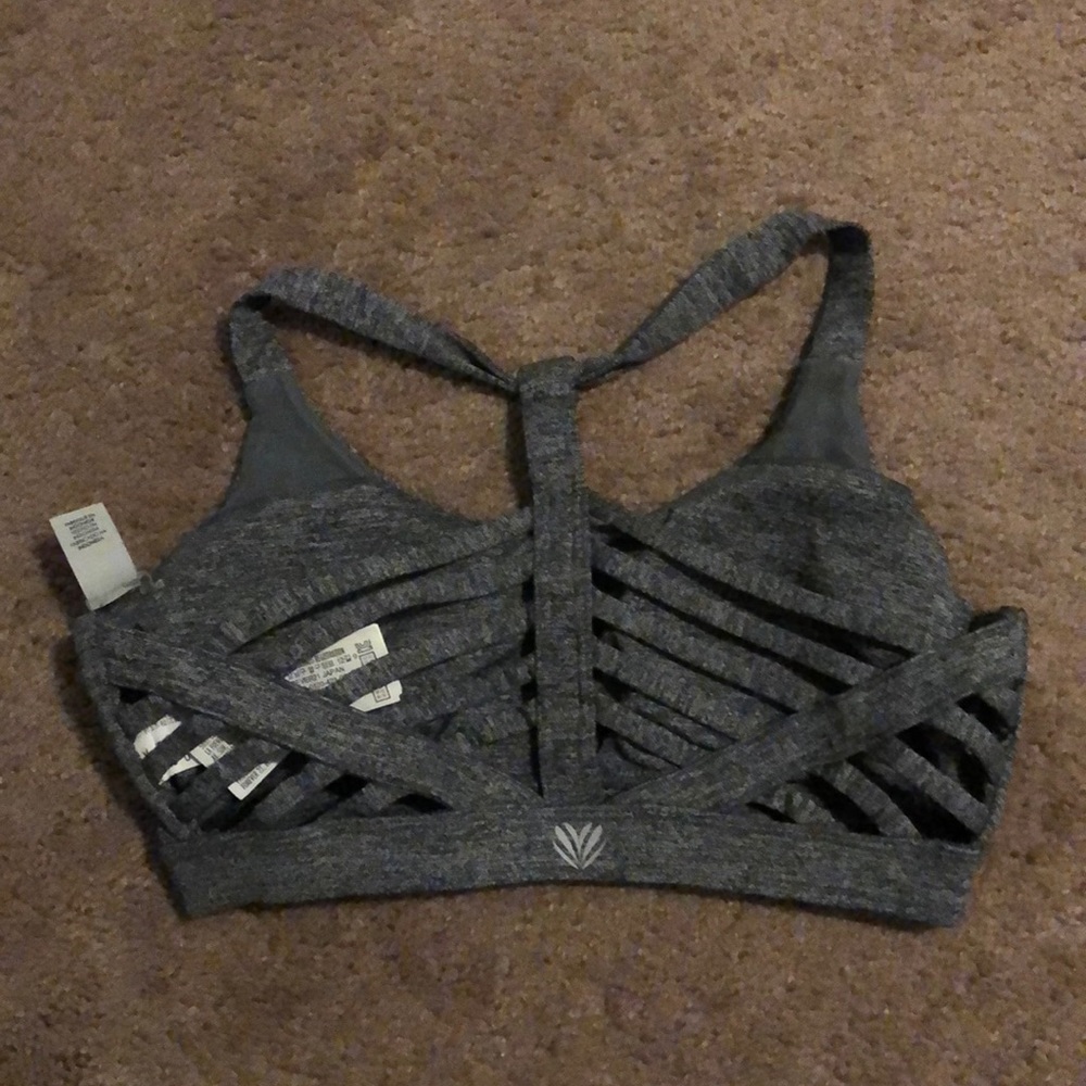 NWOT Gray Sports Bra